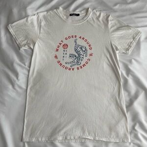 White Graphic T-Shirt